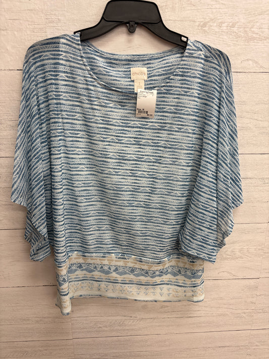 Size M Chico's Design Blue Womens Shirt
