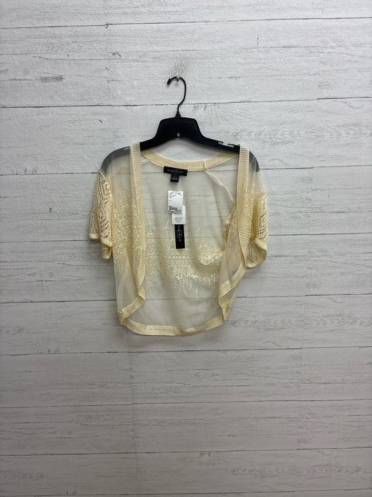 Size L August Silk Cream Womens Cardigan