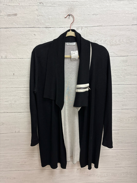 Size M Katherine Barclay Black Womens Cardigan