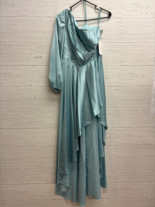 Size 10 MAG DOUGGAL Blue GOWN