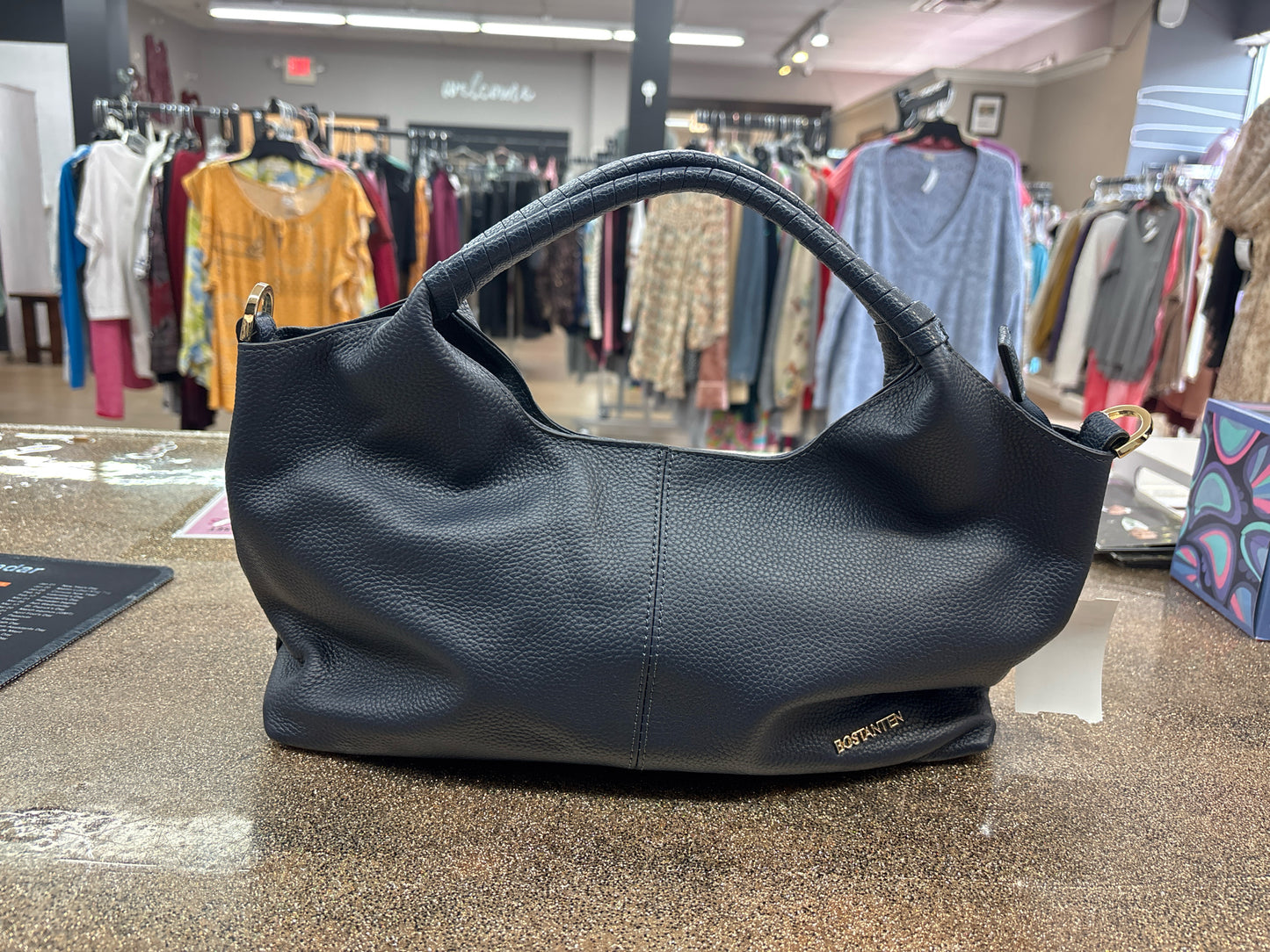Bostanten Navy Purse