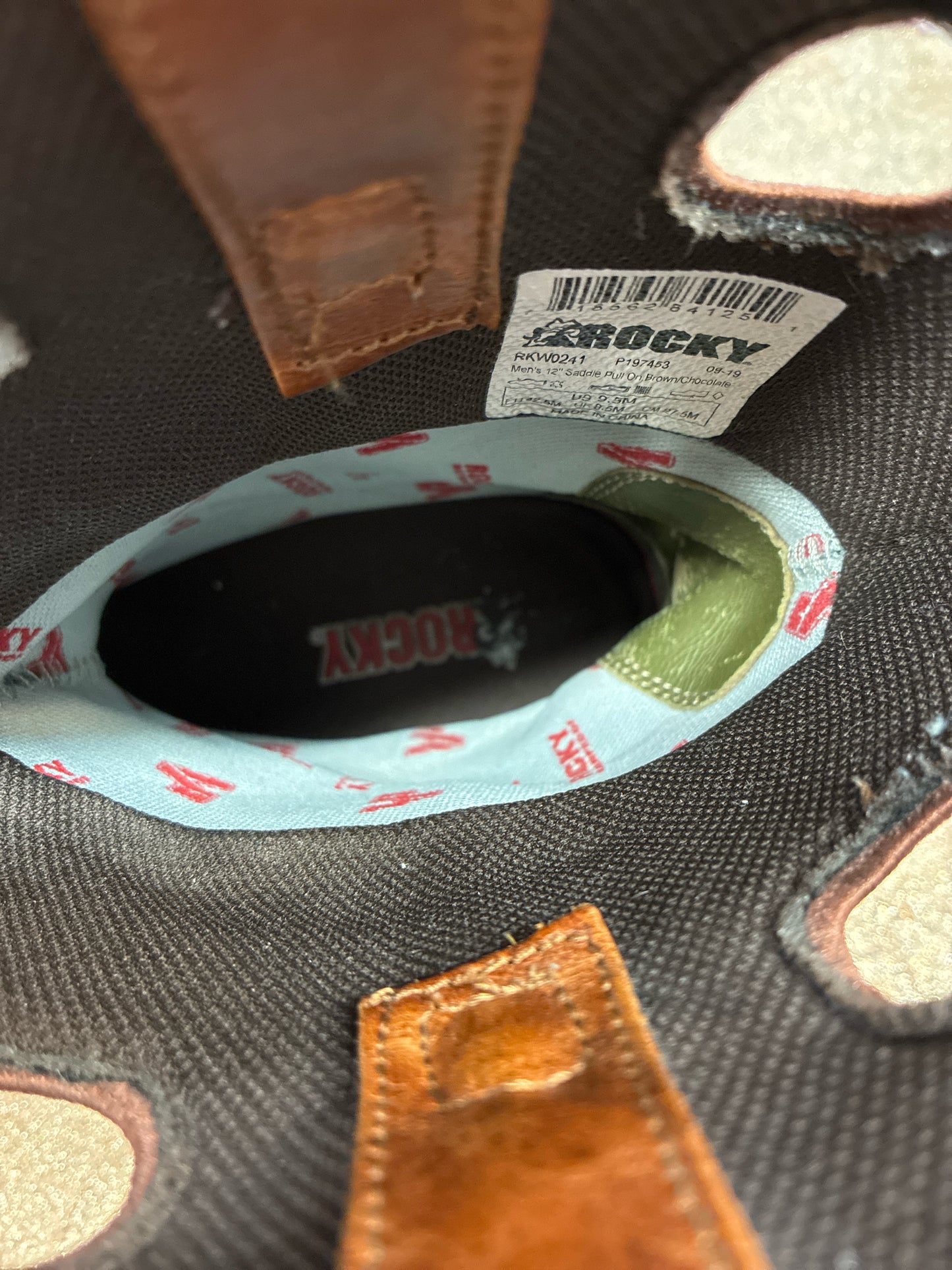 9.5 Rocky Brown Mens Boot