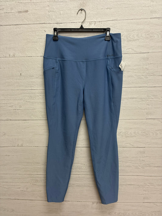 Size L Eddie Bauer Blue Womens Leggings