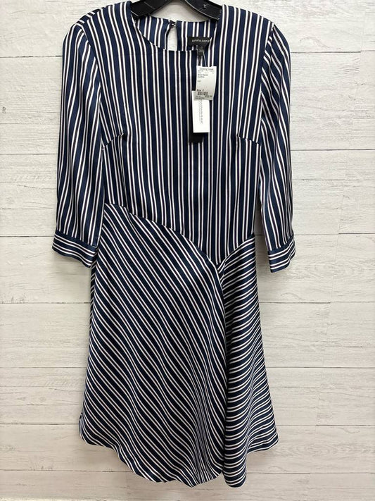 Size 0 Banana Republic Blue/White Dress