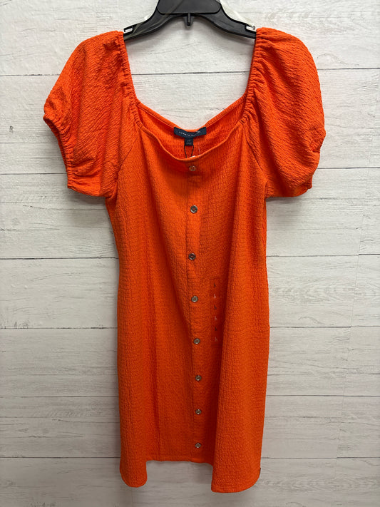 Size L Tommy Hilfiger Orange Dress