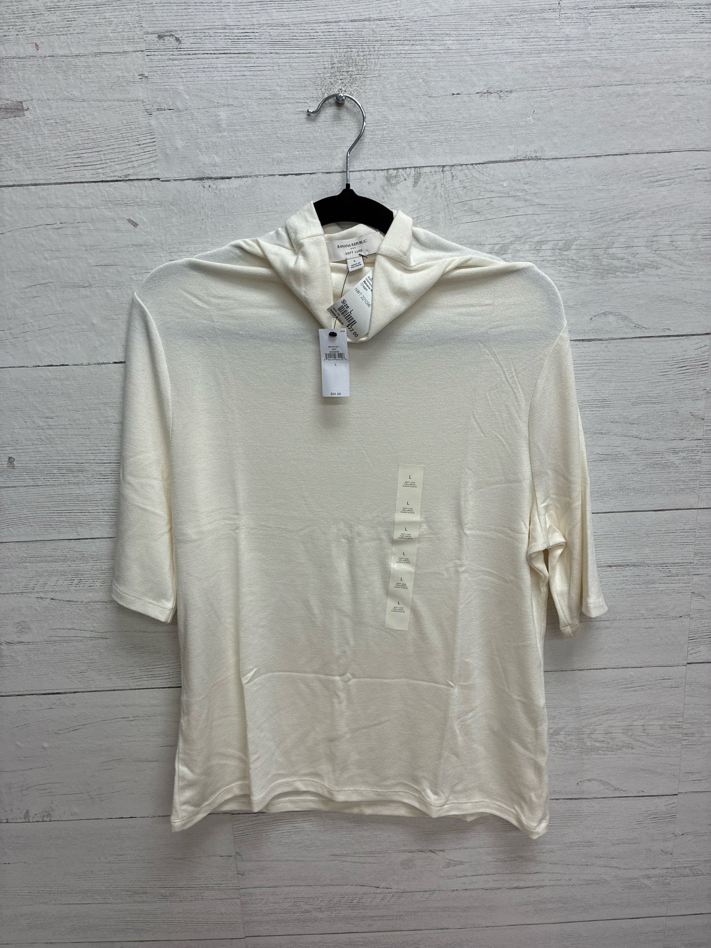 Size L Banana Republic Cream Womens Shirt
