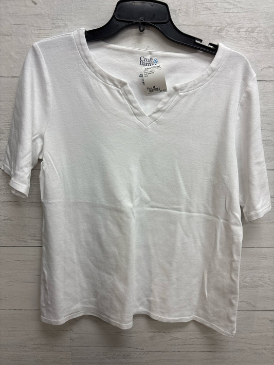Size M Croft & Barrow White Womens Shirt