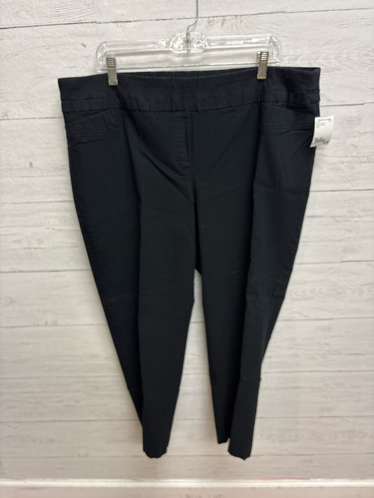 Size 24 Valerie Stevens Black Womens Jeans