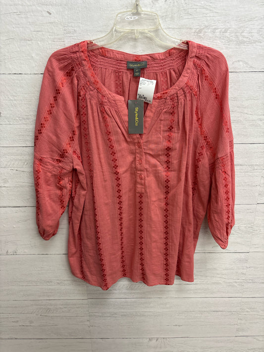 Size M Style  & Co Pink Womens Shirt