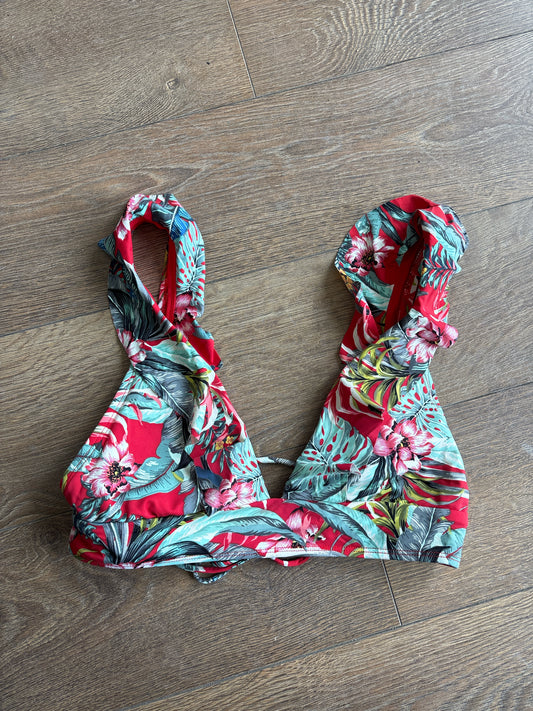 Size S Red floral Swimsuit
