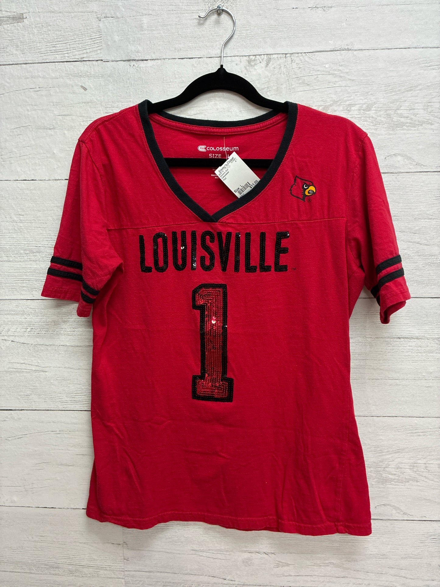 Size L Colosseum Red Womens Shirt
