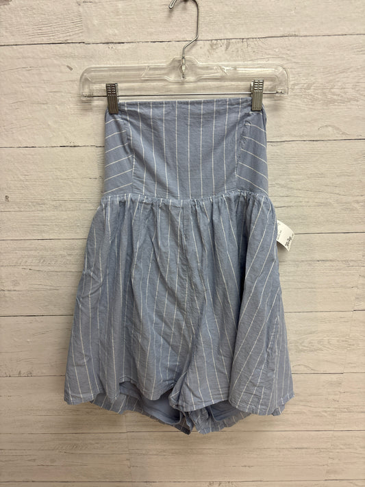Size XL Ultra Flirt Baby Blue Rompers