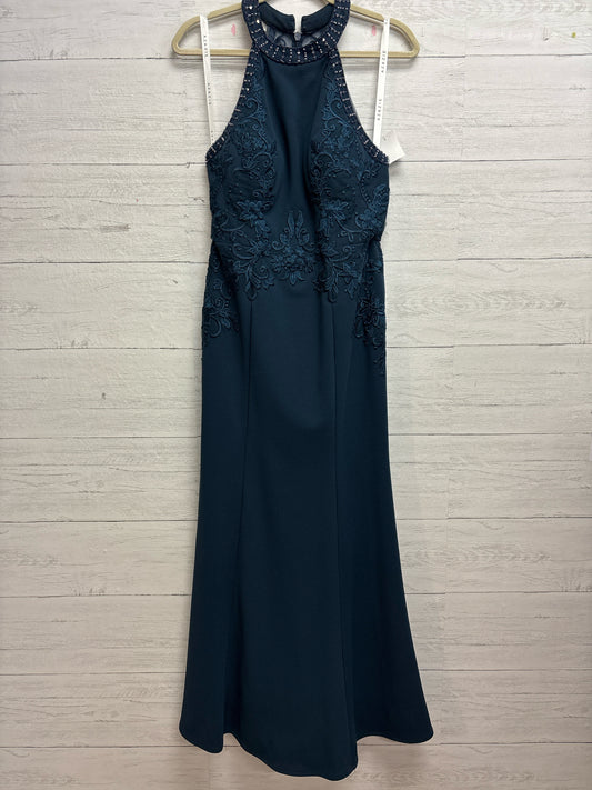 Size 8 AZAZIE Navy GOWN