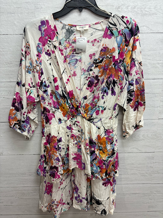 Size L Umgee cream/pink Dress/Evening Wear