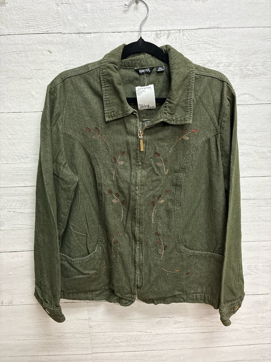 Size L Krazy Kat Green Womens Jacket