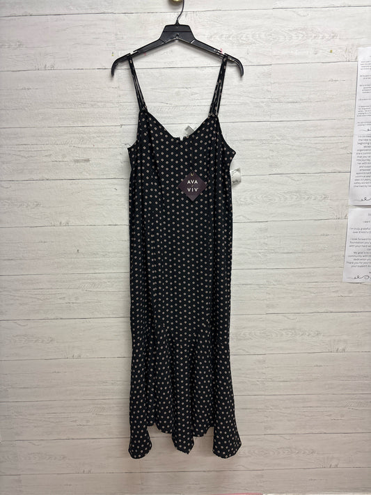 Size XXL Ava & Viv Black Dress/Evening Wear