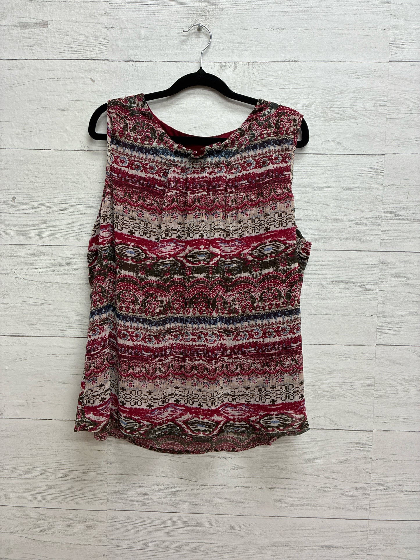 Size XL Christopher & Banks Red Womens Shirt