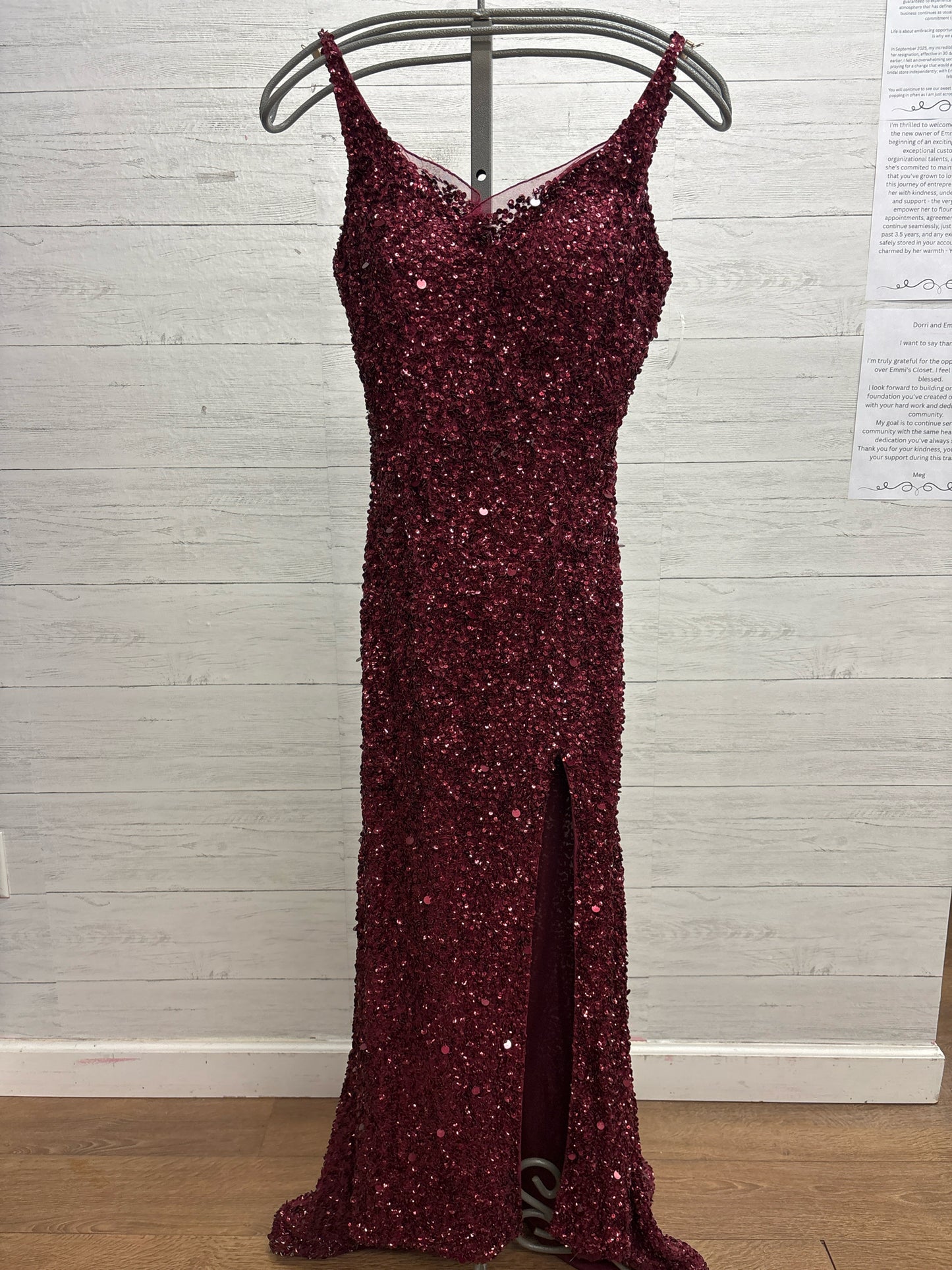 Size 10 Sherri Hill Red GOWN