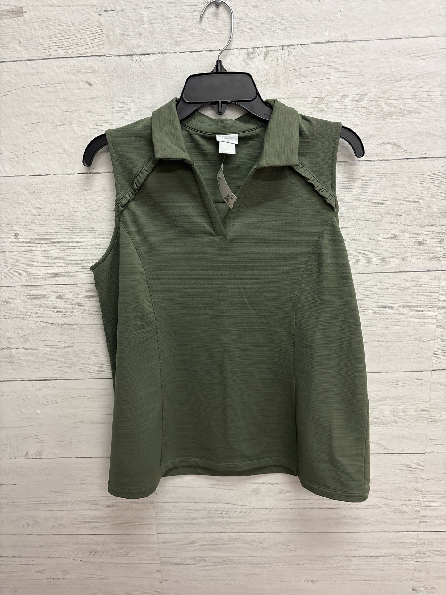 Size L Chico's Design Green Womens Shirt