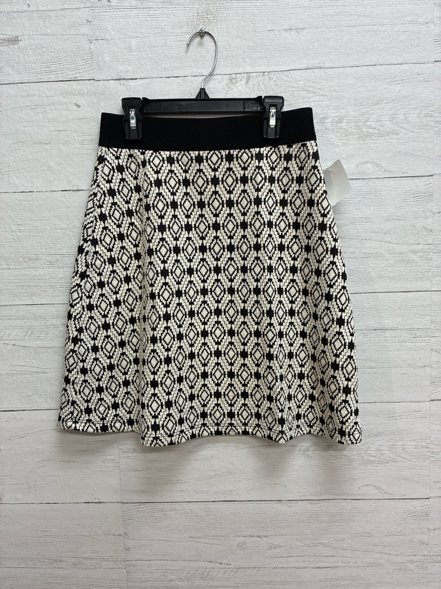 Size S Chico's Design Black/White Skirt