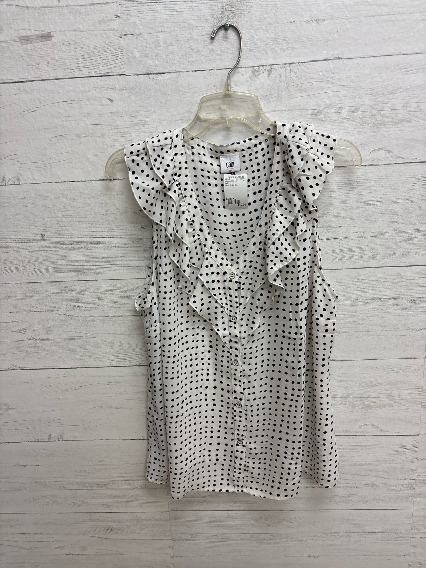 Size XL Cabi White Womens Shirt