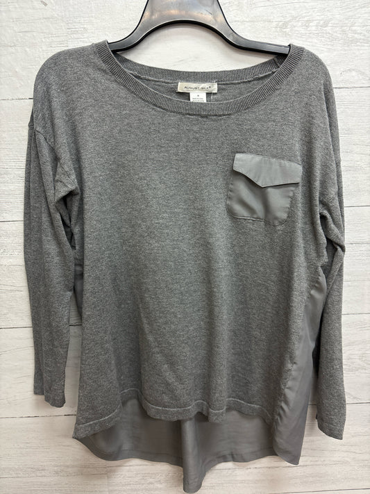 Size M August Silk Grey Womens Shirt