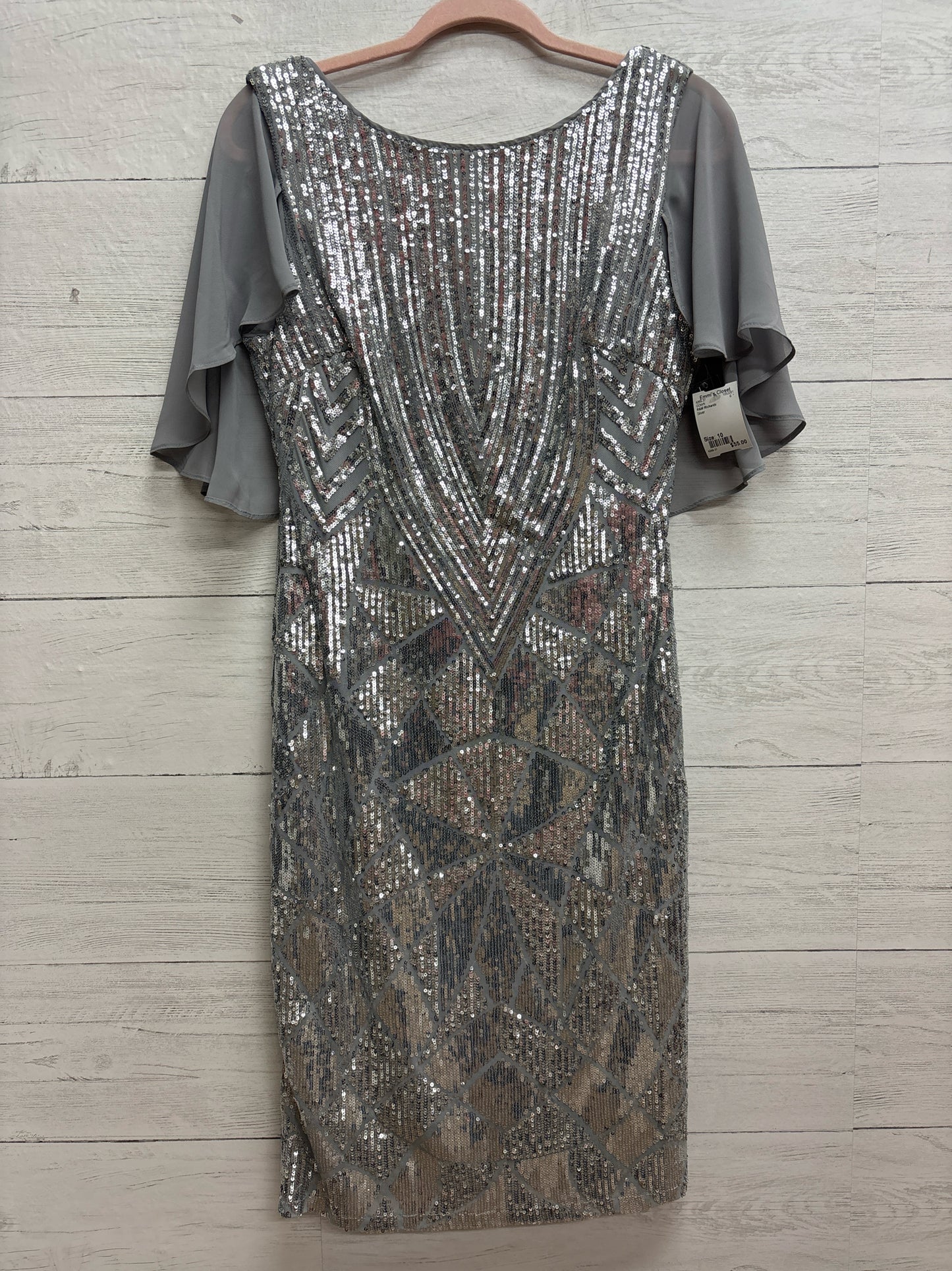 Size 10 R&M Richards Silver GOWN