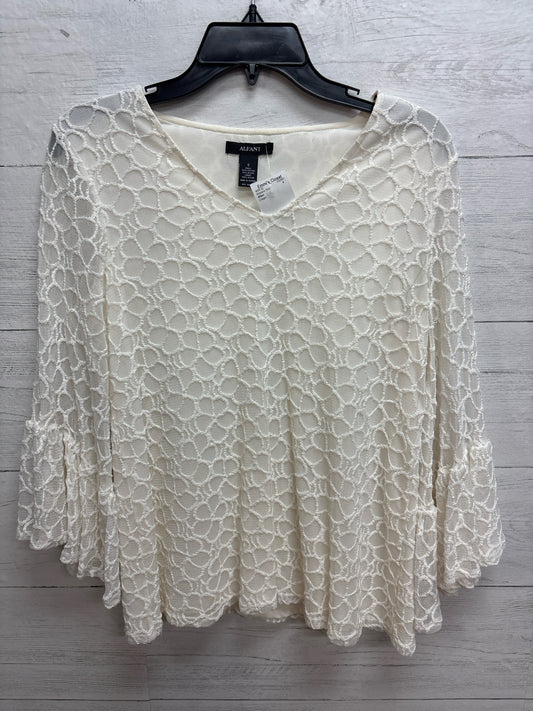 Size S Alfani Cream Womens Shirt