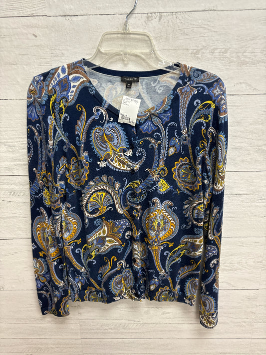 Size M Talbot's Blue/Yellow Womens Shirt