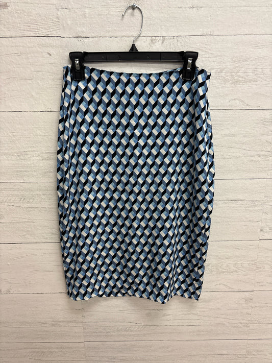 Size 4 Diane von Furstenberg DVF blue/black Skirt