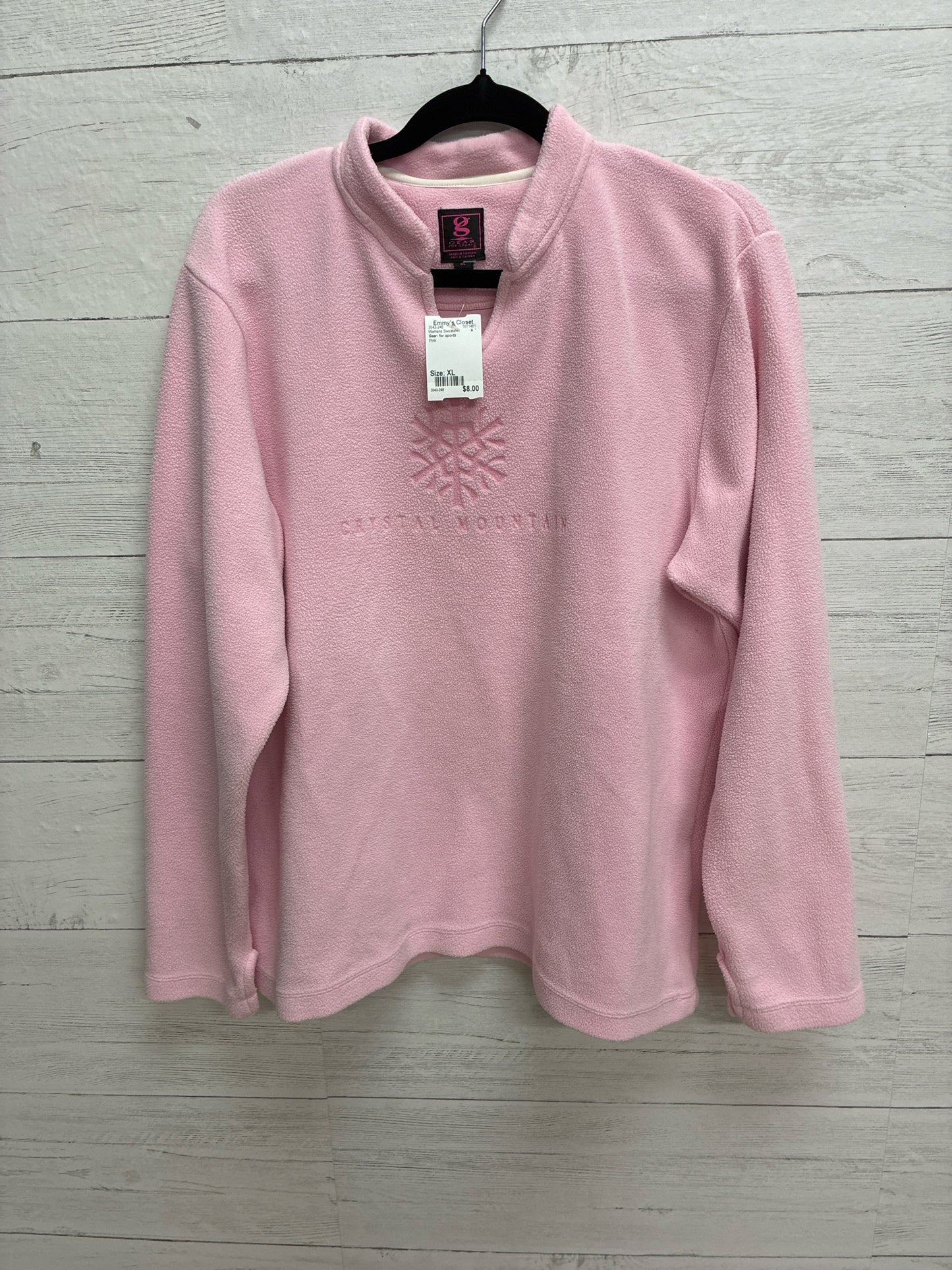 Size XL Gear- for sports Pink Womens Sweatshirt