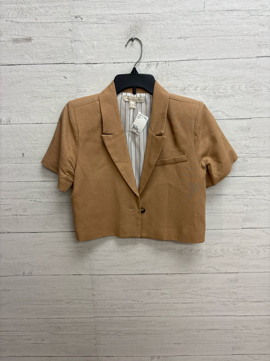 Size M Monteau Brown Womens Blazer
