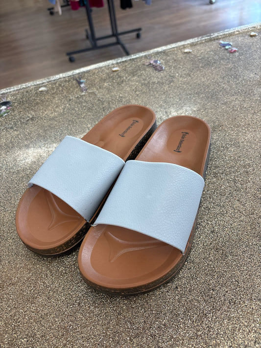 8 Sole Selection Blue Womens Sandal