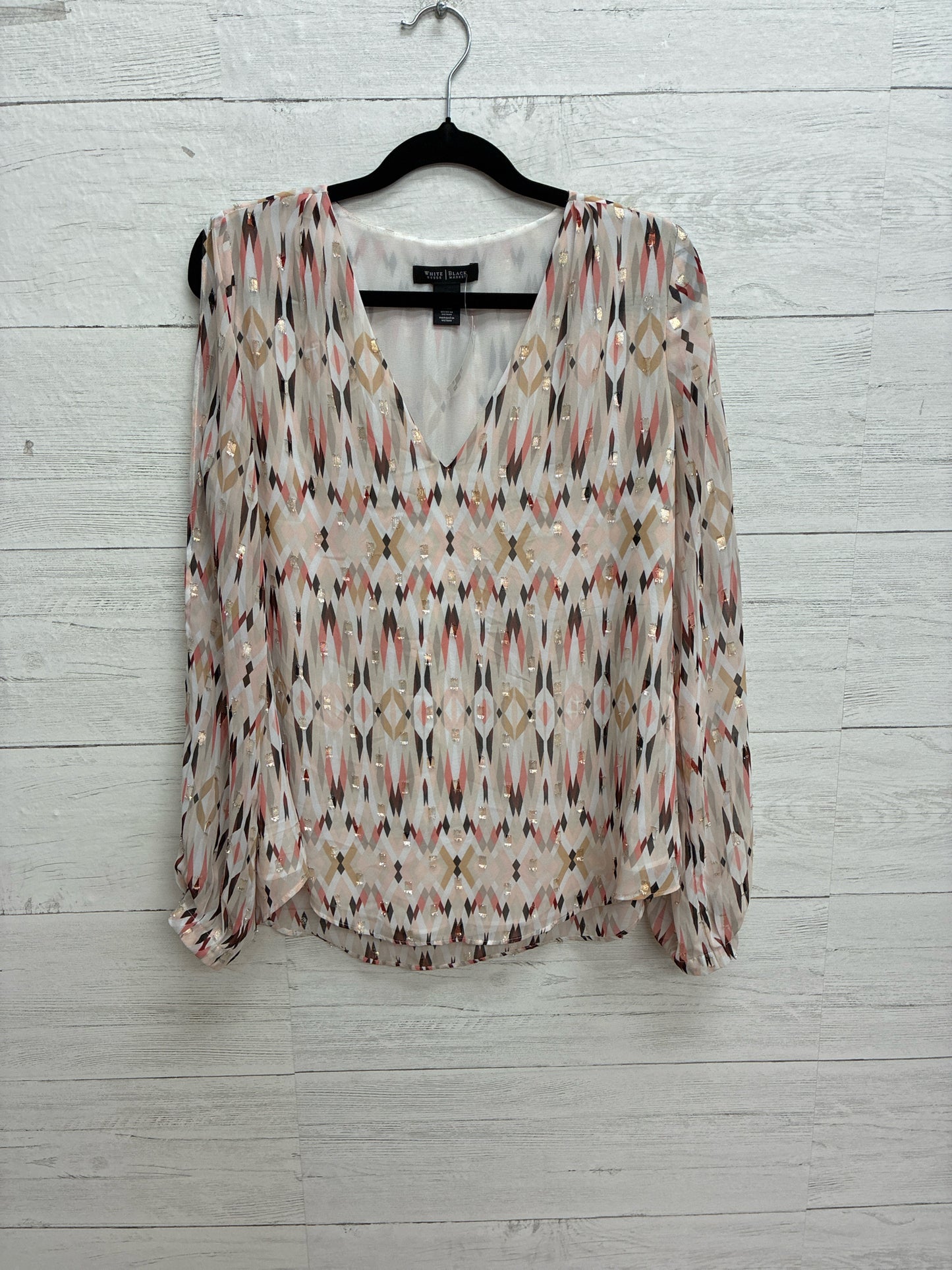 Size S WhiteHouseBlkMarket Pink Womens Shirt