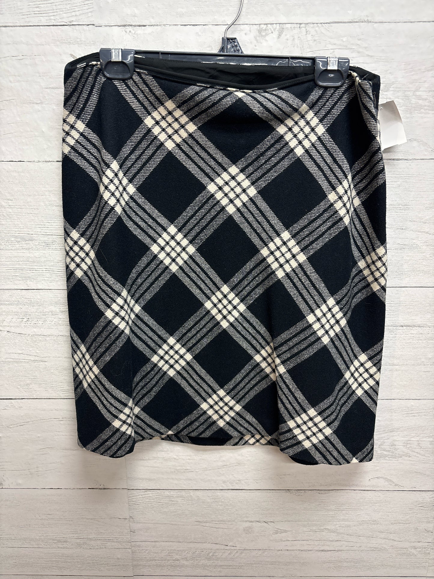 Size 10 Talbot's Black/White Skirt