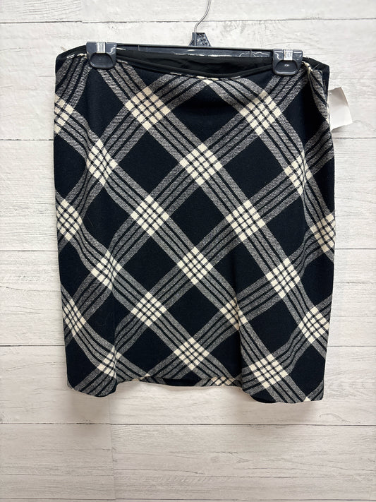 Size 10 Talbot's Black/White Skirt