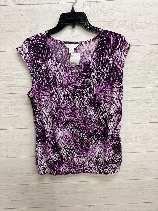 Size M Christopher & Banks Purple Womens Shirt