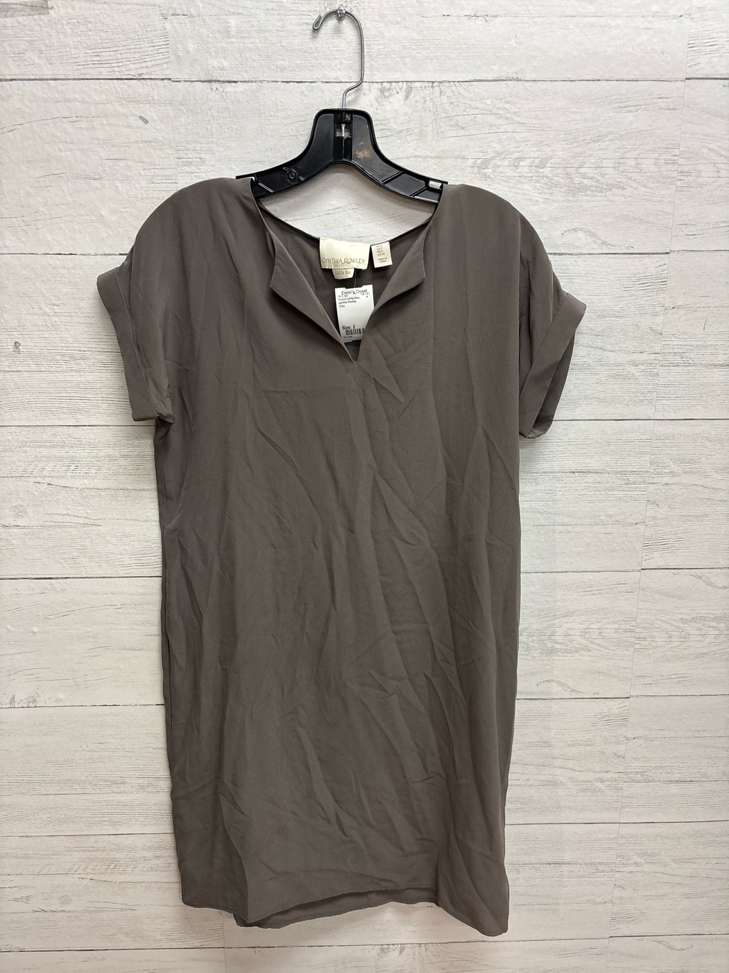 Size 2 cynthia Rowley Grey Dress/Evening Wear