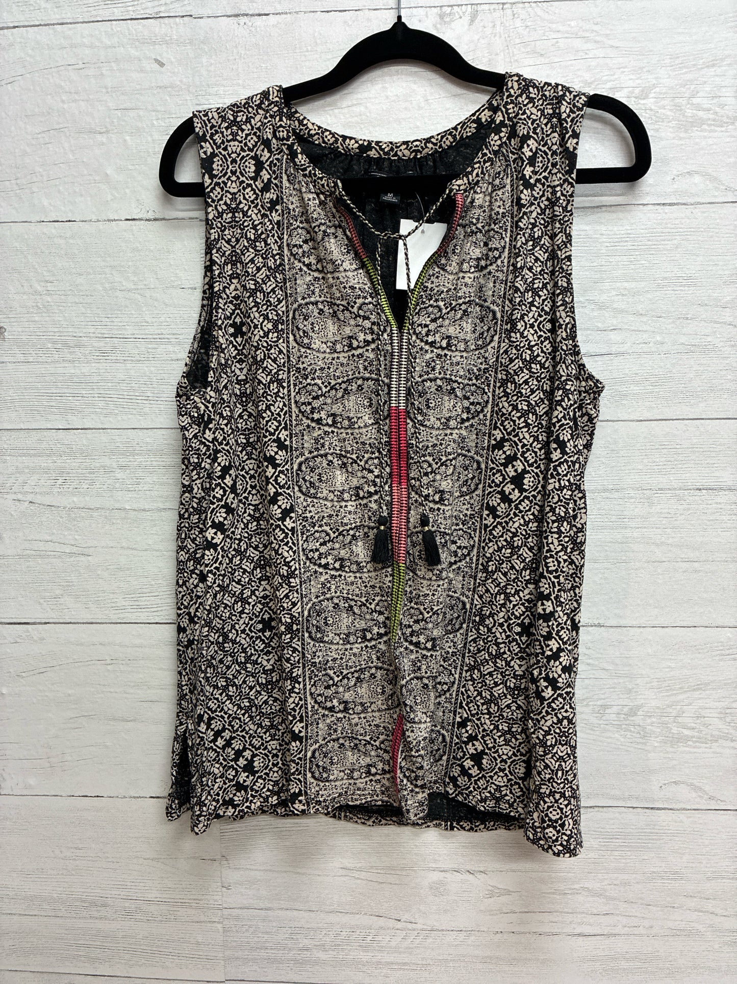 Size M LUCKY BRAND Black/Grey Womens Shirt