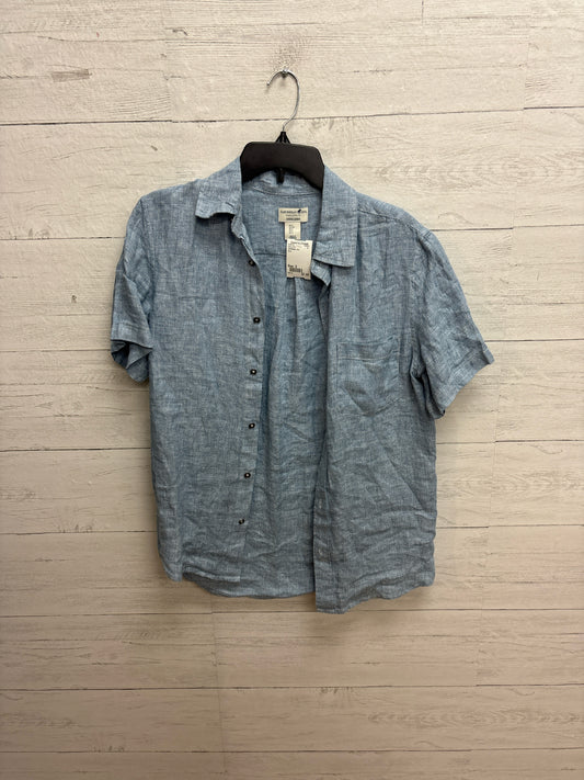 Size S Caribbean Joe Blue Mens Shirt