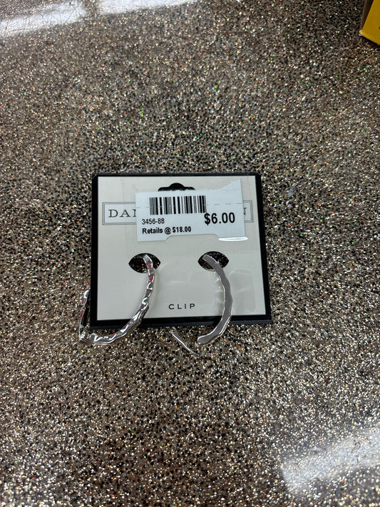 Dana Buchman Silver Earrings