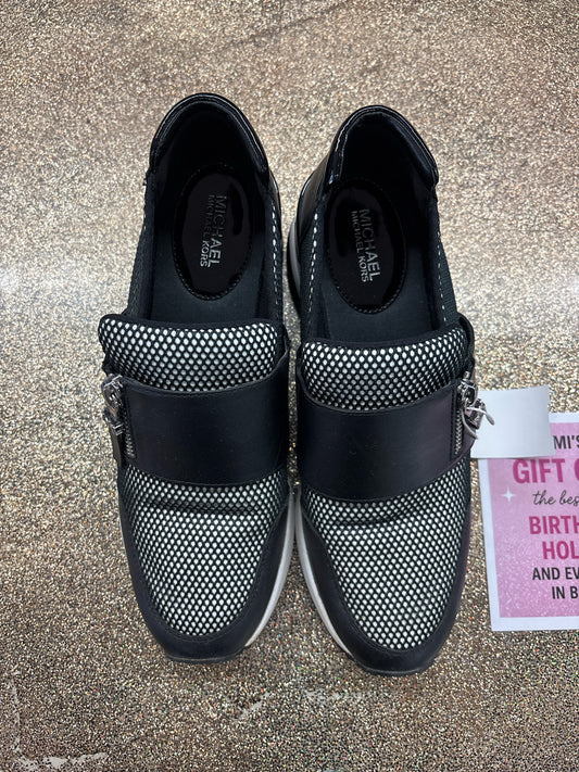 8 Michael Kors Black/White Womens Shoe