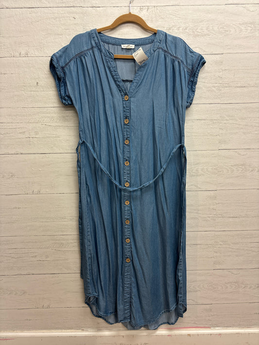 Size L BLUE PEPPER Denim Dress