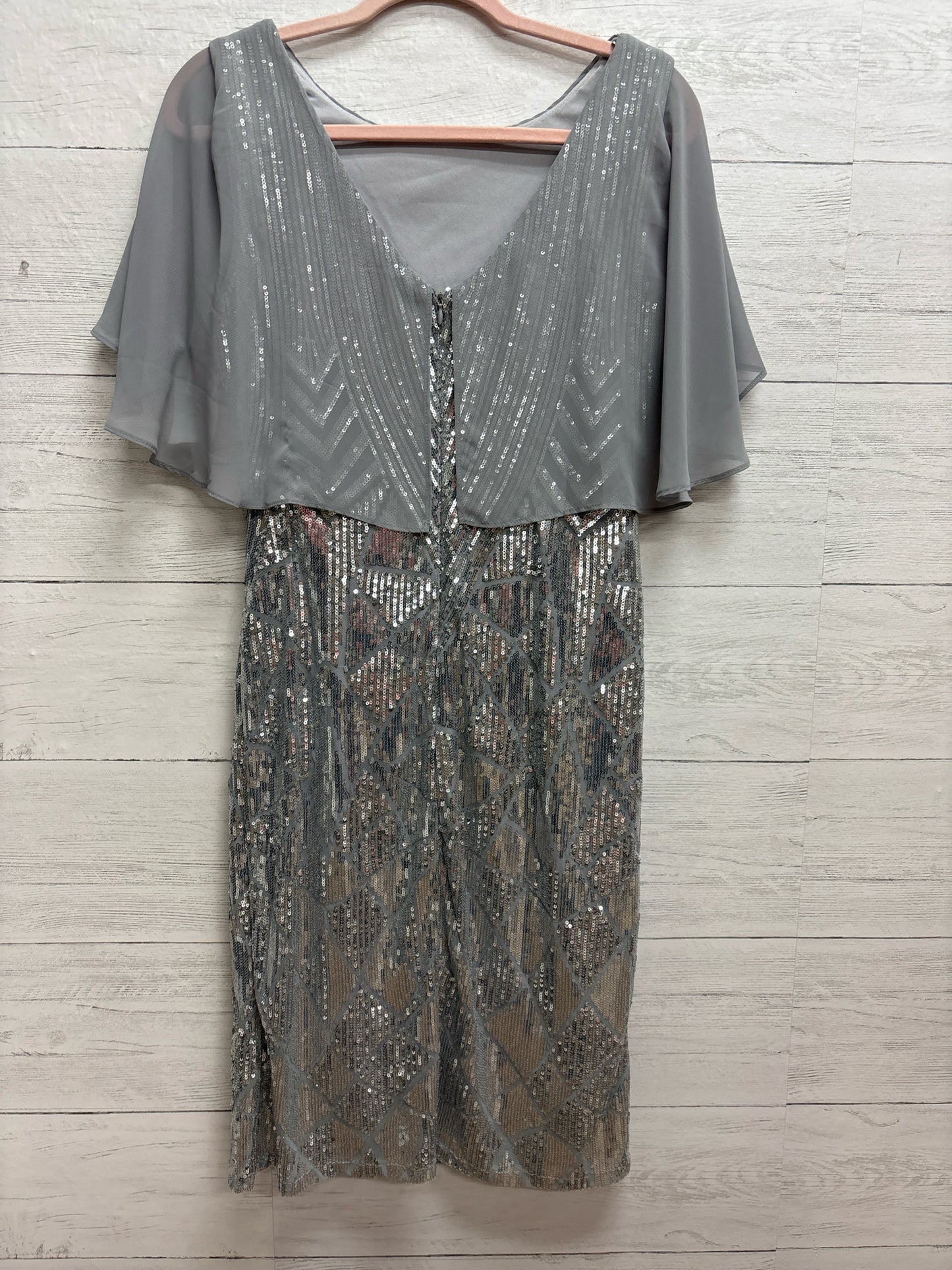 Size 10 R&M Richards Silver GOWN