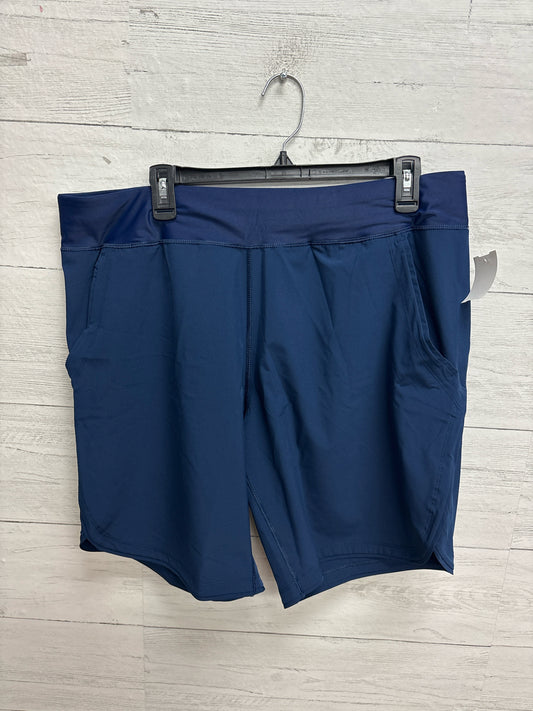 Size 16 lands end Navy Womens Shorts
