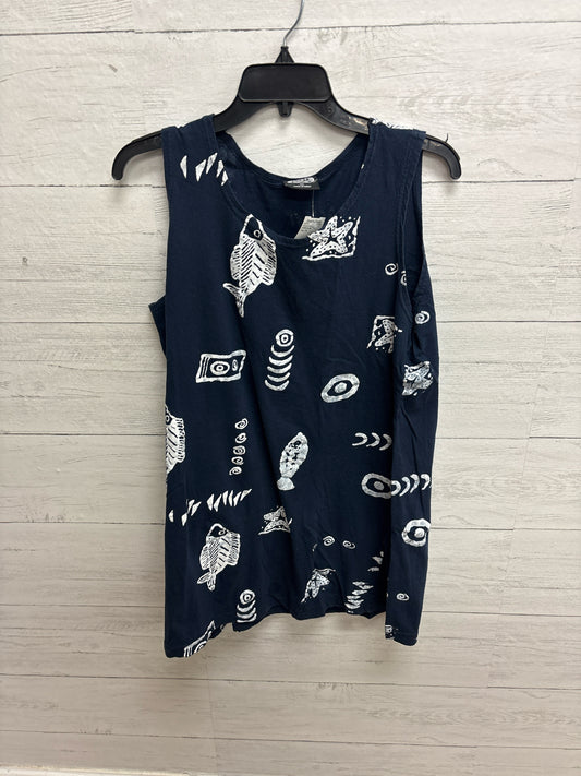 Size XL SPORTS LINE Navy Womens Tank-Top
