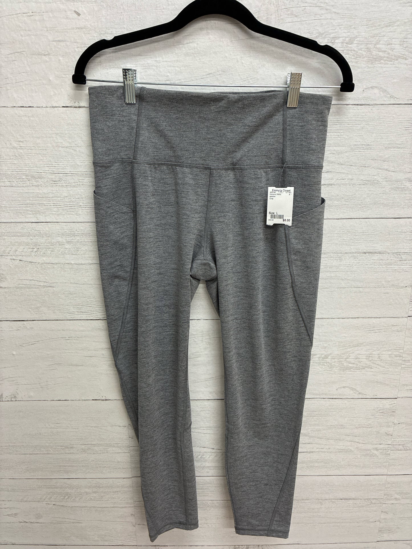 Size L xersion Gray Womens Shorts
