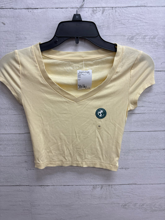 Size XS AERO Yellow Womens Shirt