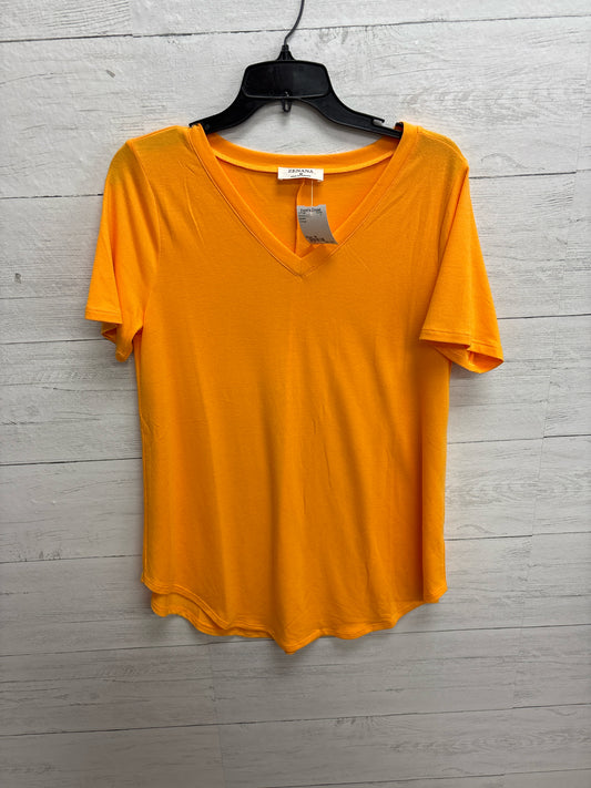 Size M Zenana Orange Womens Shirt