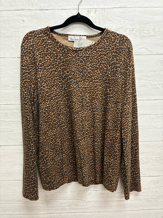 Size XL Jones New York ANIMAL PRINT Womens Shirt